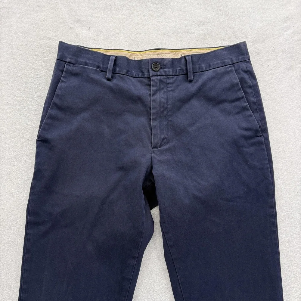 Banana Republic Rapid Movement Chino Pants Mens 31x32 Blue Slim Fit Stretch